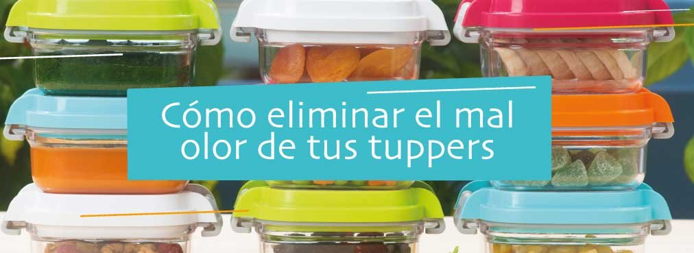 Es muy incomodo que al paso del tiempo nuestros tuppers queden impregnados de manchas y malos olores por los alimentos almacenados por ello compartimos algunos tucos que te ayudaran a eliminar el mal olor de los recipientes que usamos día a día.