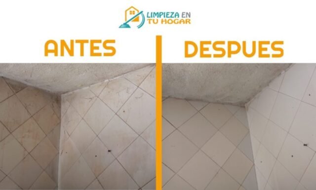Antes y despues pared