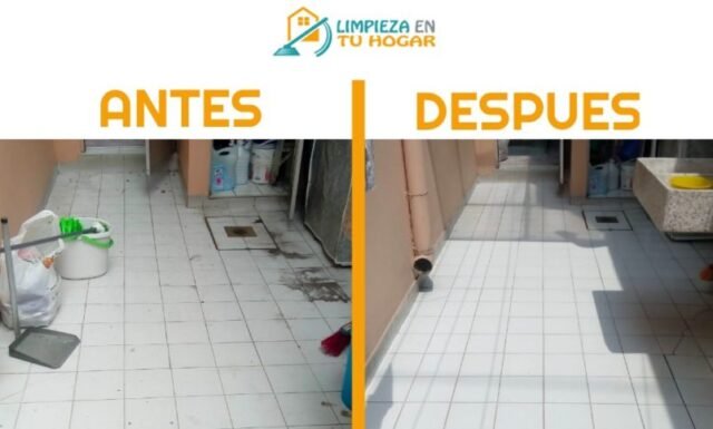 Antes y despues patiode