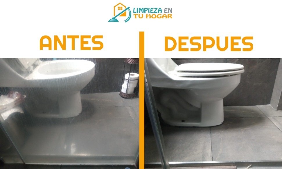 Antes y despues puerta de vidrio