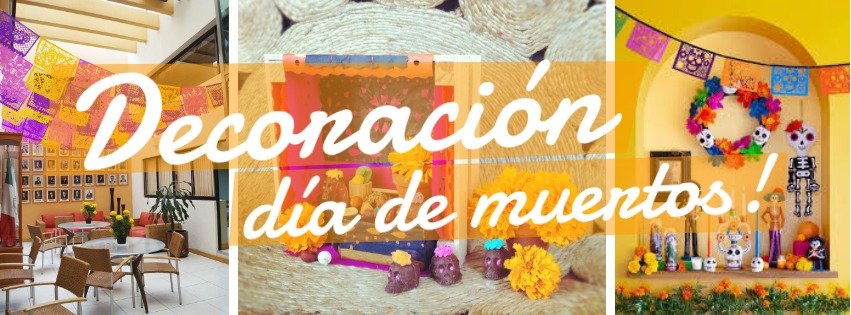 Decoración casa día de muertos