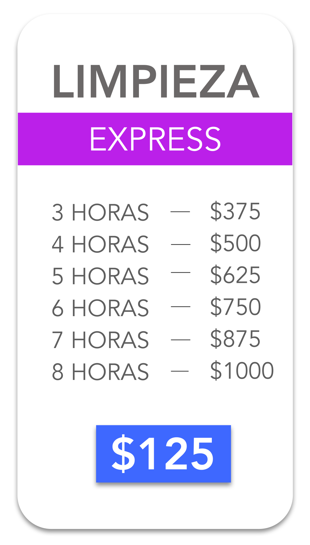 Servicio de limpieza express cdmx